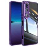For Sony Xperia 1 VI Acrylic Hybrid TPU Armor Shockproof Phone Case(Purple)