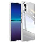 For Sony Xperia 10 VI Acrylic Hybrid TPU Armor Shockproof Phone Case(Transparent)