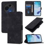 For TCL 60 NxtPaper Skin Feel Embossed Leather Phone Case(Black)