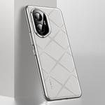 For Honor 300 Plain Leather PC Phone Case(White)