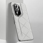 For Honor 300 Pro Plain Leather PC Phone Case(White)