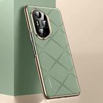 For Honor 300 Ultra Plain Leather PC Phone Case(Green)