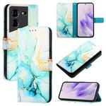 For Tecno Pova 5 Pro 5G PT003 Marble Pattern Flip Leather Phone Case(Green)