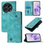 For Tecno Camon 30 Premier 5G Skin Feel Embossed Leather Phone Case(Green)