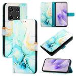 For Infinix Note 30 Pro / Note 30 5G PT003 Marble Pattern Flip Leather Phone Case(Green)