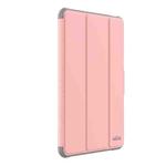 For iPad Pro 13 2024 Mutural PC Hybrid TPU Leather Smart Tablet Case(Pink)