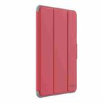 For iPad Air 13 2024 Mutural PC Hybrid TPU Leather Smart Tablet Case(Red)