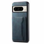 For Google Pixel 8 Pro Denior D13 Retro Texture Leather MagSafe Card Bag Phone Case(Blue)