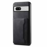 For Google Pixel 7a Denior D13 Retro Texture Leather MagSafe Card Bag Phone Case(Black)