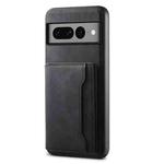 For Google Pixel 7 Pro 5G Denior D13 Retro Texture Leather MagSafe Card Bag Phone Case(Black)