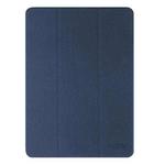 For iPad Pro 13 2024 Mutural YASHI Series Tablet Leather Smart Case(Blue)