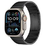 For Apple Watch Ultra 2 49mm PG60 Single Bead Bamboo Joint Titanium Metal Watch Band(Graphite Black)