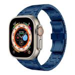 For Apple Watch Ultra 2 49mm PG94 Dual-link Modified Stainless Steel Watch Band(Blue)