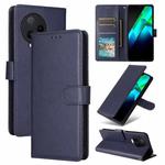 For Infinix Note 12 2023 Multifunctional Horizontal Flip Leather Phone Case with Three Card Slot(Navy Blue)