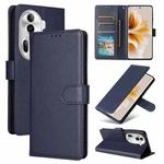 For OPPO Reno11 Pro 5G Global Multifunctional Horizontal Flip Leather Phone Case with Three Card Slot(Navy Blue)