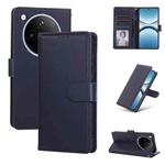 For OPPO Find X8 Pro 3-Card Slots Multifunctional Leather Phone Case(Navy Blue)