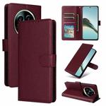 For Realme 13 Pro 5G 3-Card Slots Multifunctional Leather Phone Case(Wine Red)