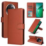 For Realme 13+ 5G 3-Card Slots Multifunctional Leather Phone Case(Brown)