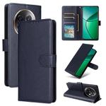 For Realme 13+ 5G 3-Card Slots Multifunctional Leather Phone Case(Navy Blue)