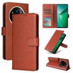 For Realme 14 Pro+ 5G Global 3-Card Slots Multifunctional Leather Phone Case(Brown)