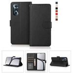 For Realme C65 4G 3-Card Slots Multifunctional Leather Phone Case(Black)