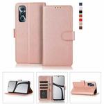 For Realme C65 4G 3-Card Slots Multifunctional Leather Phone Case(Rose Gold)