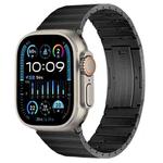 For Apple Watch Ultra 2 49mm PG65 Single Bead Bamboo Joint Spring Bars Titanium Metal Watch Band(Graphite Black)