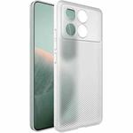 For Xiaomi Redmi K70E 5G imak 0.7mm Ultra Thin Ripple Texture Phone Case(Transparent White)
