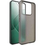 For Xiaomi 14 5G imak 0.7mm Ultra Thin Ripple Texture Phone Case(Transparent Black)