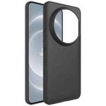For Xiaomi 14 Ultra 5G imak 0.7mm Ultra Thin Ripple Texture Phone Case(Black)