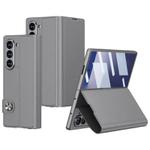 For Samsung Galaxy Z Fold7 5G GKK Integrated Flip Leather Phone Case(Grey)