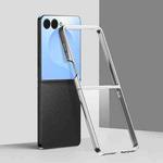 For Samsung Galaxy Z Flip7 6D Electroplating PC Shockproof Phone Case(Silver)