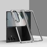 For Samsung Galaxy Z Fold7 5G Three Parts 6D Electroplating PC Shockproof Phone Case(Silver)