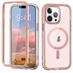 For iPhone 13 Pro Colorful MagSafe Magnetic PC + TPU Phone Case(Pink)
