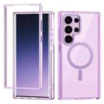 For Samsung Galaxy S24 Ultra 5G Colorful MagSafe Magnetic PC + TPU Phone Case(Light Purple)