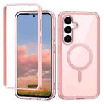 For Samsung Galaxy S24+ 5G Colorful MagSafe Magnetic PC + TPU Phone Case(Pink)