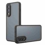 For OnePlus Ace 5 Ultra / Nord 5 Armor Precise Hole PC Hybrid TPU Phone Case(Frosted Black)