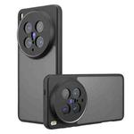 For vivo X200 Ultra Armor Precise Hole PC Hybrid TPU Phone Case(Frosted Black)