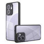 For OPPO Reno13 F 5G Armor Precise Hole PC Hybrid TPU Phone Case(Transparent)