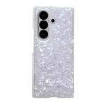 For Samsung Galaxy Z Fold7 5G Pearlescent Shell Texture Phone Case(White)