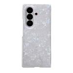 For Samsung Galaxy Z Fold7 5G Pearlescent Shell Texture Phone Case(Beige)