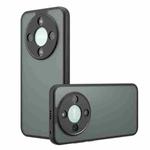 For Honor X70 5G Armor Precise Hole PC Hybrid TPU Phone Case(Frosted Black)