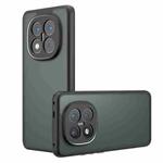 For Redmi Note 14 Pro+ 5G Armor Precise Hole PC Hybrid TPU Phone Case(Frosted Black)