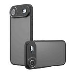 For iPhone 17 Air Armor Precise Hole PC Hybrid TPU Phone Case(Frosted Black)