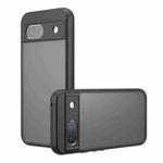 For Google Pixel 8a Armor Precise Hole PC Hybrid TPU Phone Case(Black)