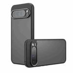 For Google Pixel 9 Pro XL Armor Precise Hole PC Hybrid TPU Phone Case(Frosted Black)