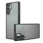 For ZTE nubia Red Magic 9 Pro / 9 Pro+ Armor Precise Hole PC Hybrid TPU Phone Case(Black)