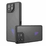 For Asus ROG Phone 8 Armor Precise Hole PC Hybrid TPU Phone Case(Black)