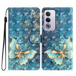 For OPPO A3 Pro 3D Pattern Leather Phone Case(3D Butterfly)