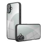 For iPhone 16 Armor Precise Hole PC Hybrid TPU Phone Case(Transparent)